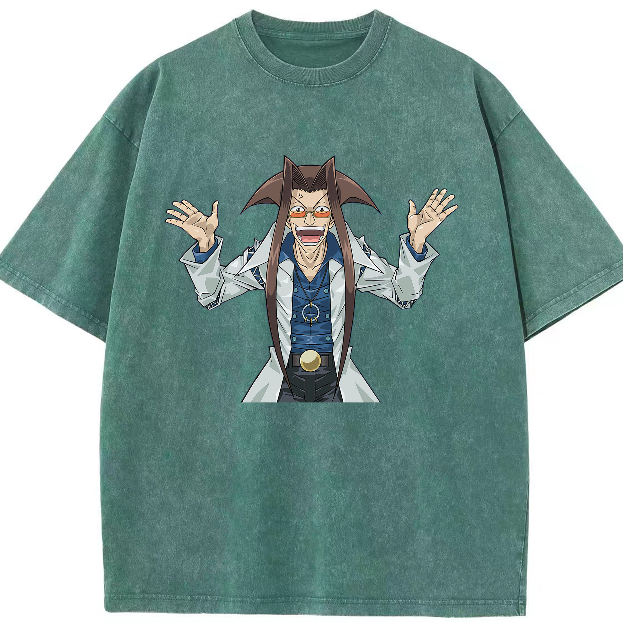 （画像用） 遊☆戯☆王 Yu-Gi-Oh! 綿100% ヴィンテージ風 半袖Tシャツ（フロントプリント）